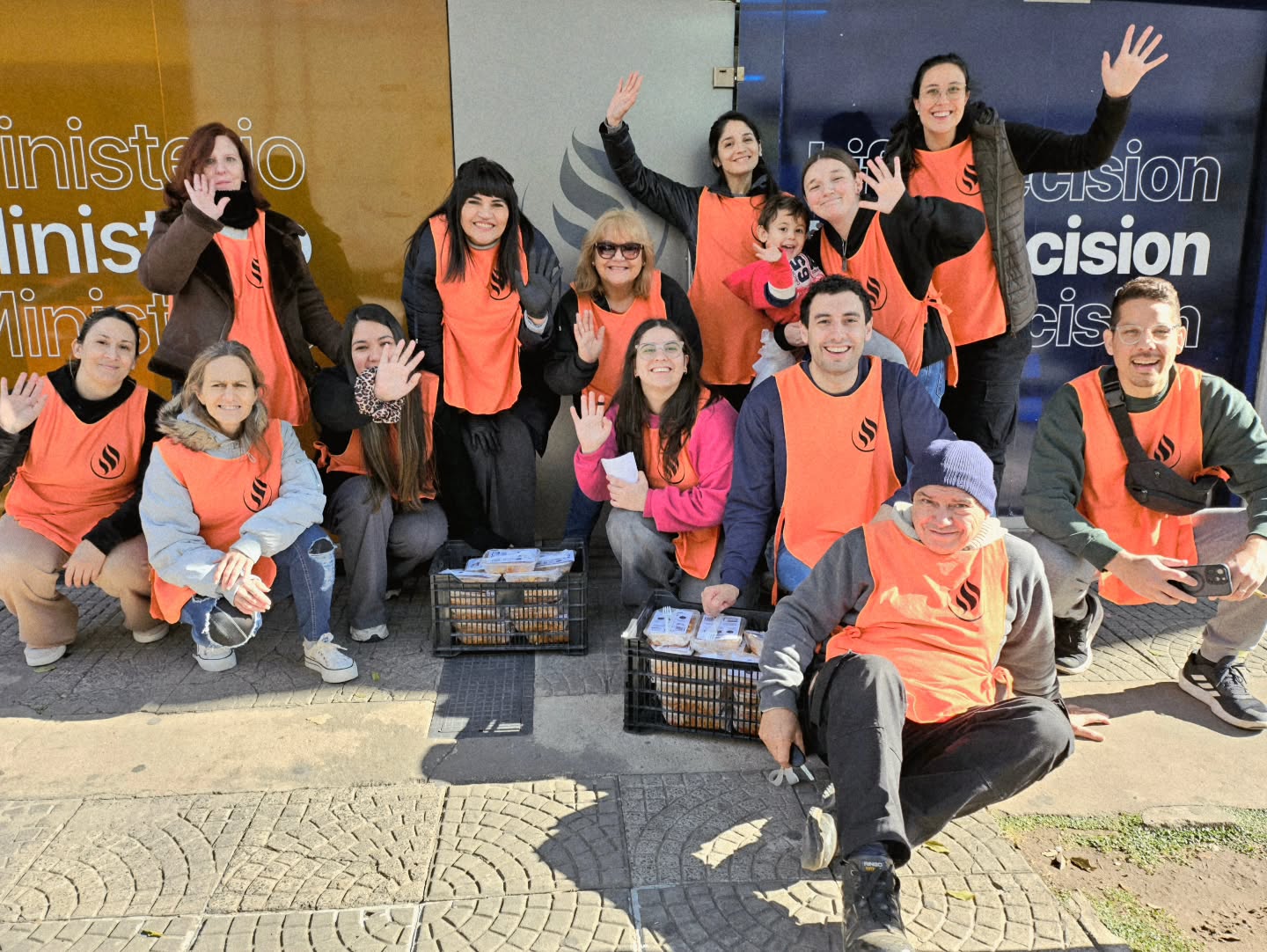 Voluntarios de la Fundación en una jornada CCF