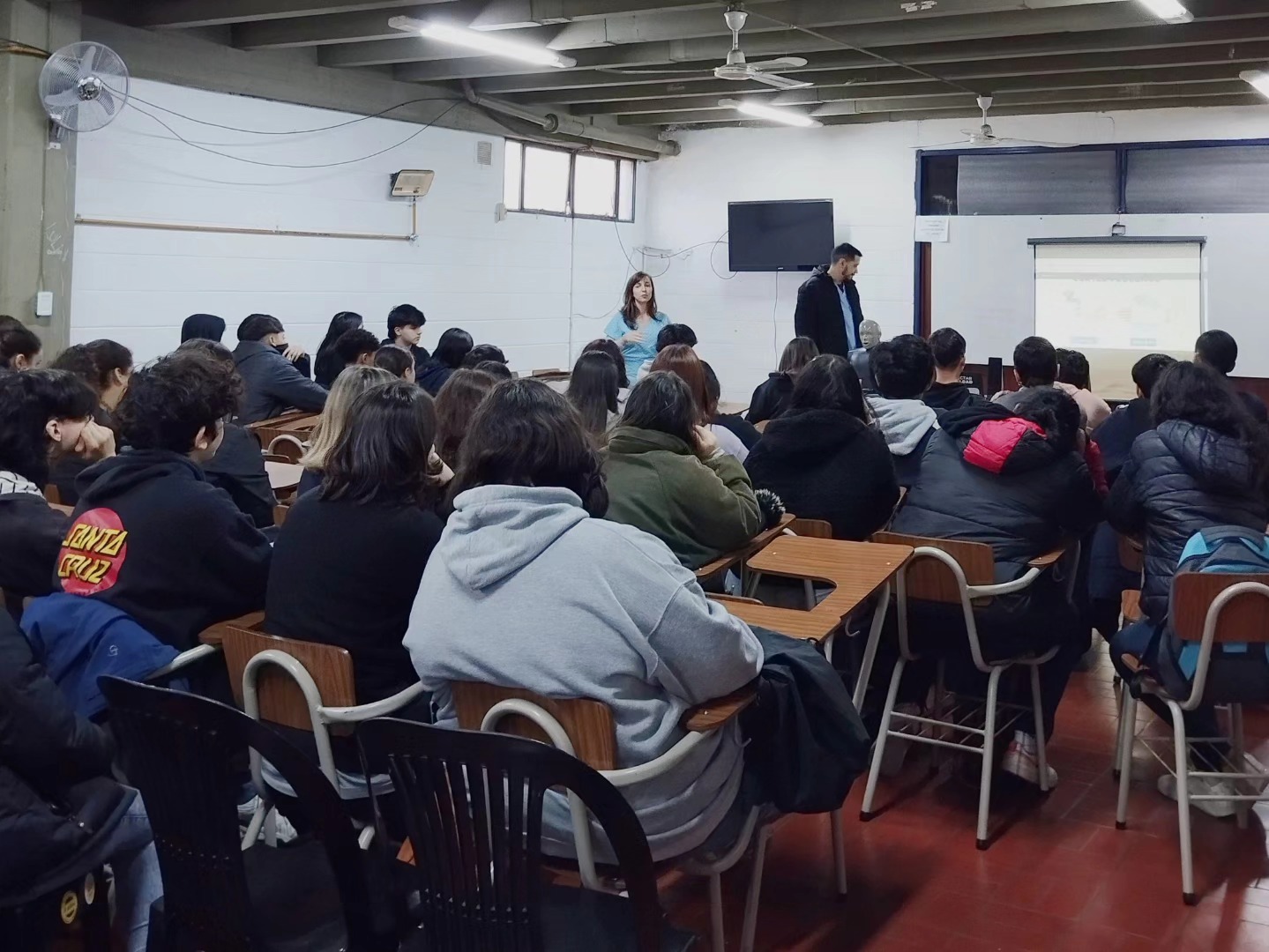 Participantes en un encuentro de promoción de la salud